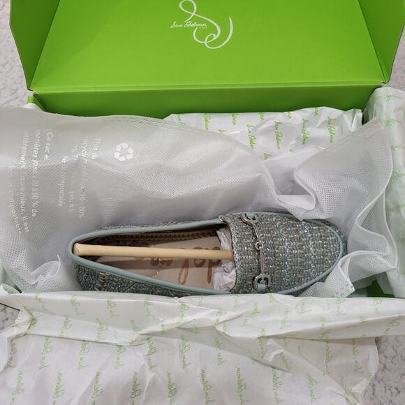 NEW Sam Edelman Girls Loraine Mini Loafer Tide Blue Multi size 12 Little Kid - Picture 5 of 8